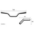 RAXIMO Alu-Lenker Street Breite 730 mm