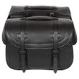 Louis Satteltaschen aus Kunstleder, 27 Liter