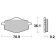 Brembo Bremsbeläge Organisch Carbon Ceramic