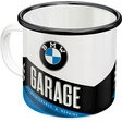 BMW Retro Emaille Becher - BMW Garage