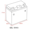 saito Gel-Batterie