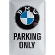 BMW Blechschild BMW "Parking only"