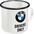 BMW Emaille Becher BMW Drivers only