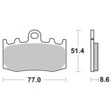 Brembo Bremsbeläge Organisch Carbon Ceramic