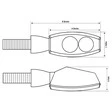 Shin-Yo LED-Blinker SHORTY FIN