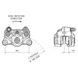 Brembo Bremssattel Hinten