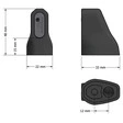 MOTOISM Honda Blinker-Set Neo Short 3in1