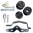 GSG Mototechnik GSG STURZPAD-SATZ DUO, KIT SILBER