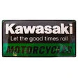 Kawasaki Blechschild Kawasaki Logo