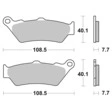 Brembo Bremsbeläge Organisch Carbon Ceramic
