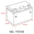 saito Gel-Batterie