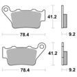 Brembo Bremsbeläge Organisch Carbon Ceramic