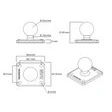 RAM Mounts s Basisplatte Rechteckig
