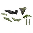 Race Tech Plastik Kit Transalp Revolution