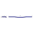 Highsider Wide Bar L11 Stahl-Lenker, B: 1018 mm