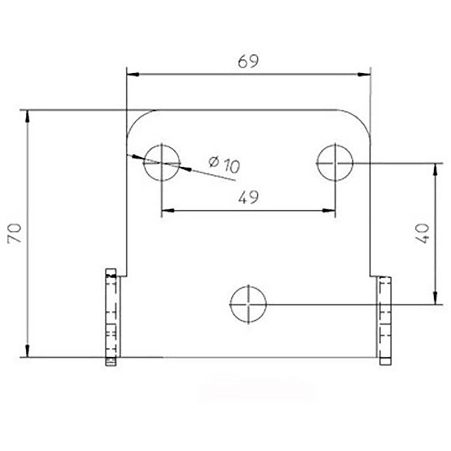 HIGHSIDER LICENSE PLATE