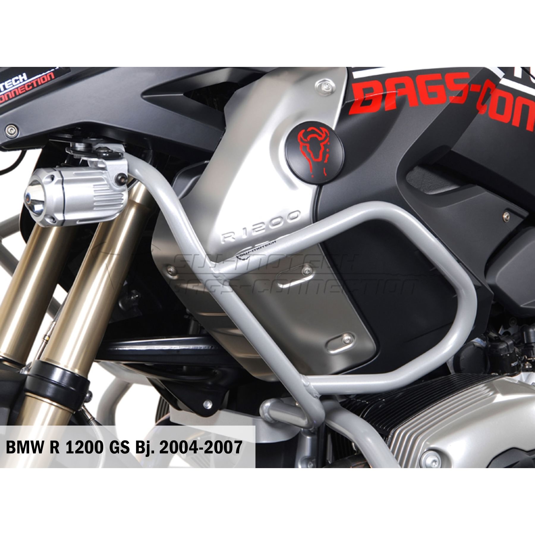 MIRRORS MIRROR STREET CARBON LOOK SILVER LOGO BMW R 1200 GS R1200 ADVENTURE