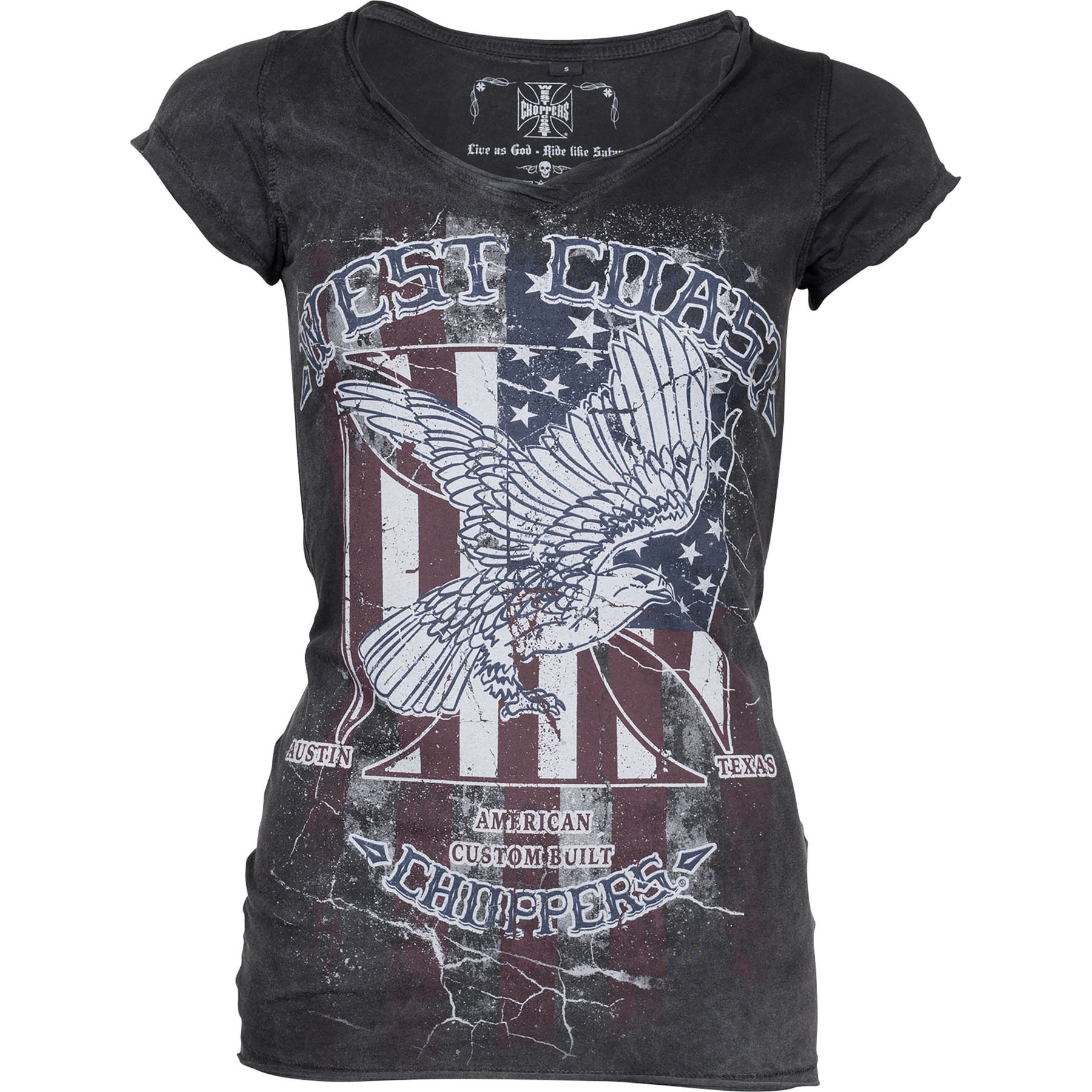 Buy West Coast Choppers Eagle Louis Special Ladies Shirt Louis