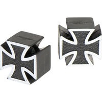 VALVE CAPS IRON CROSS