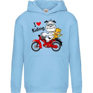 I Love Riding Kids Hoodie