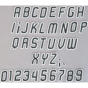 Lettres en cuir