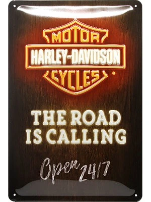 Metal Sign Harley-Davidson Neon