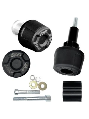 GSG CRASH PAD SET DUO, KIT NERO