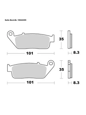 Bremsbeläge Sinter Mit Abe