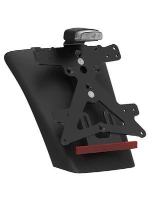 Porta targa con luce posteriore