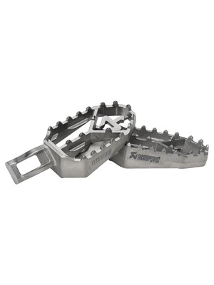 Adventure Footrest Set Titanium with ABE