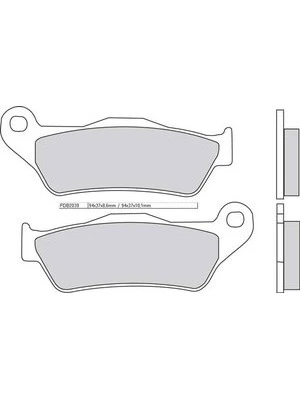 Sintered brake pads with type approval