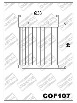 OELFILTER CHAMPION COF107