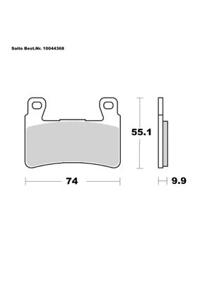 Plaquettes De Frein Metal Fritté