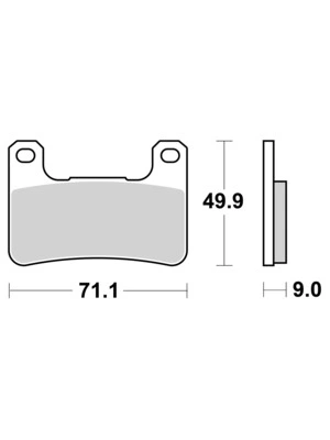 Bremsbelag High Performance SR