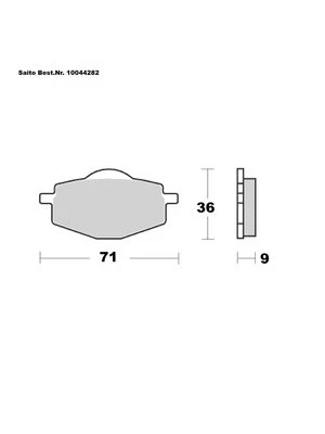 Plaquettes De Frein Organiques