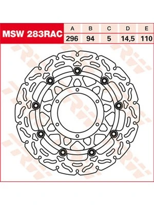 Disques de frein Racing avant