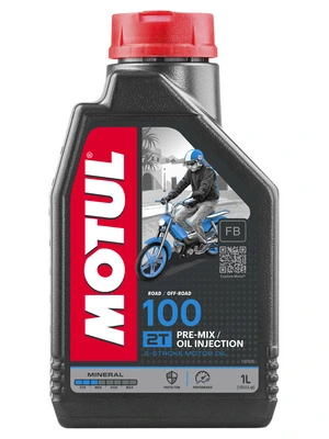 Aceite de motor Motul 100 2T, 1 litro