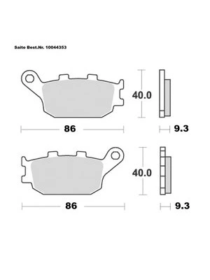 Bremsbeläge Sinter mit ABE