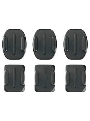 3 supporti adesivi curvi + 3 piatti