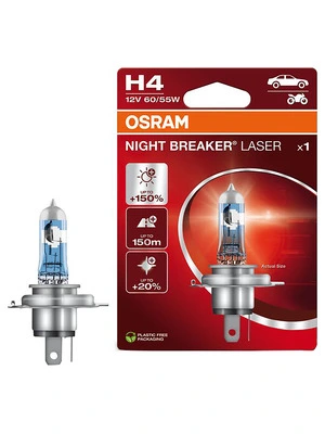 Night Breaker Laser H4 Halogenglühlampe