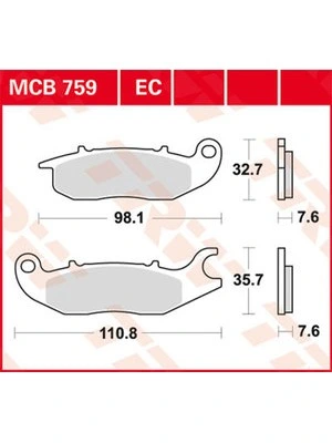 Bremsbeläge Roller & Offroad