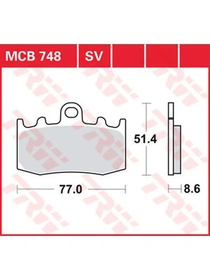 Bremsbeläge Organisch