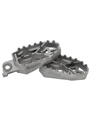 Adventure Footrest Set Titanium with ABE