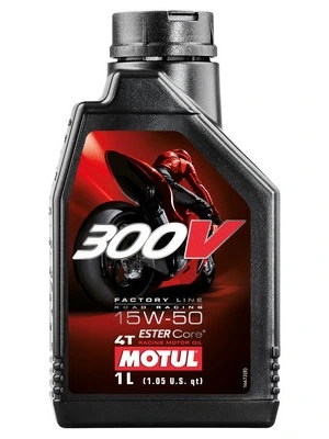 Huile mot. 300V 4T SAE 15W-50, 1 Litre
