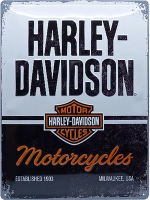 Blechschild Harley-Davidson