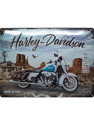 Retro Blechschild Harley Davidson