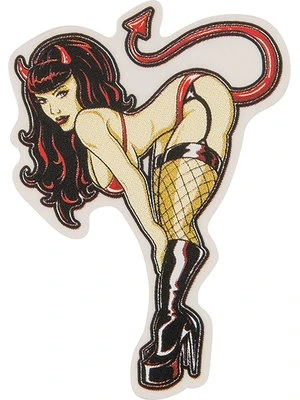 Adesivo mini SINNER PIN UP