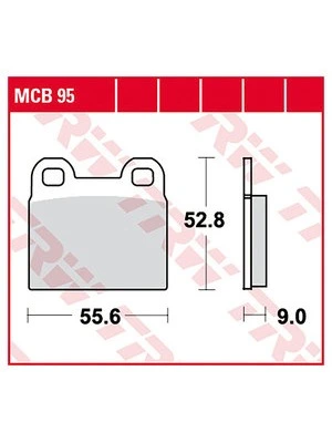 Pastilhas dos travões TRW orgâ.