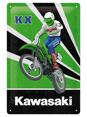 Metal sign, 3D embossing