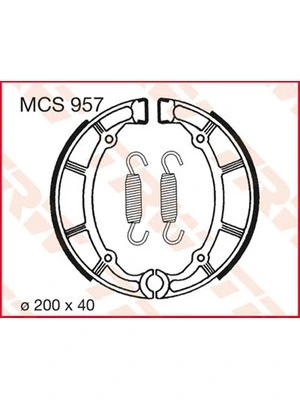 Bremsbacken Organisch